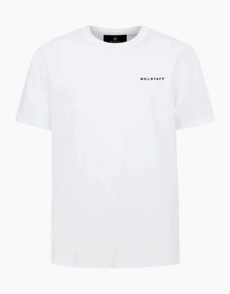 Belstaff Mens Belstaff Border T-Shirt A1-26 White - Size: 38