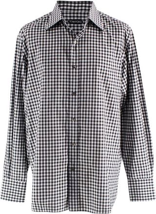 Tom Ford Gingham Shirt Size 17.5