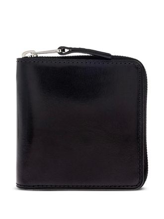 Christophe Lemaire zip-around leather wallet - Black