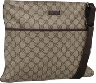 Gucci Pre-owned Plastic Cross Body Bag - Dames - Vintage Schoudertas - Beige - ONE Size - Vintage