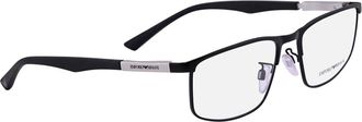 Emporio Armani Demo Rectangular Mens Eyeglasses EA1131 3001 54