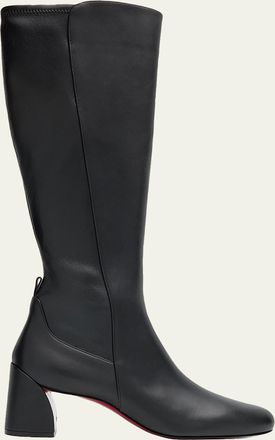 Christian Louboutin 55mm Jane Botta Leather Knee-High Boots
