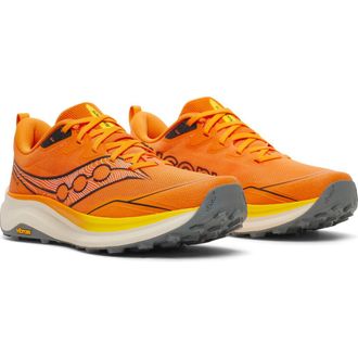 Saucony Peregrine 16 Running Shoe in Fuego/cyber at Nordstrom, Size 10