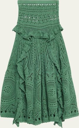 Ulla Johnson Florette Crochet Maxi Skirt