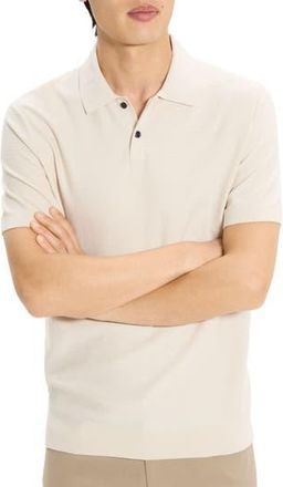 Theory Soris T-Light Polo in Alabaster at Nordstrom Rack, Size Xx-Large