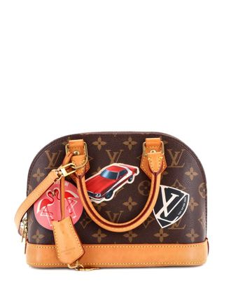 Louis Vuitton Alma Handbag Limited Edition World Tour Monogram Canvas BB satchel - Marrone