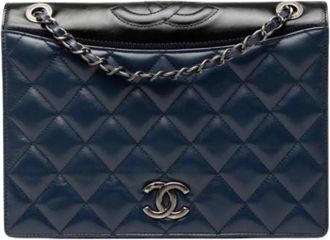 Chanel Pre-owned Ballerine Flap - - Pre-owned - Donna - Blu - ONE SIZE