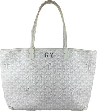 Goyard White Coated Canvas Tote Bag (Pre-Owned)