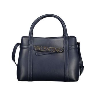 Mario Valentino Tassen, Dames, Blauw, ONE Size, Polyurethane Handbag