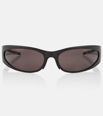 Balenciaga Reverse Xpander oval sunglasses