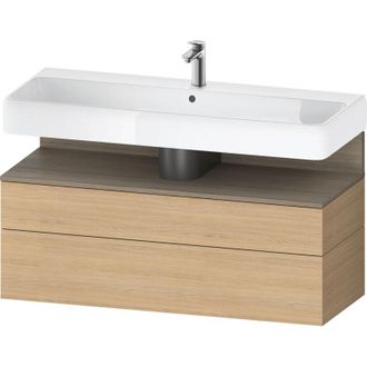 Duravit Duravit - Qatego Mueble Bajo Lavabo, 1 Extra&iacute;ble Y 1 Caj&oacute;n