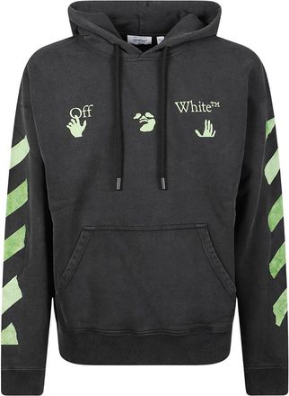 Off-white Felpa Bacco Arrow Skate - - Sweatshirts & Hoodies - Uomo - Nero - M