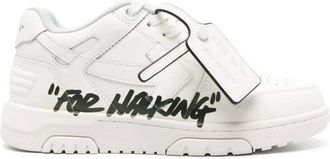 Off-white Schoenen, Dames, Wit, 38 EU, Leer, Out Of Office Leren Sneakers