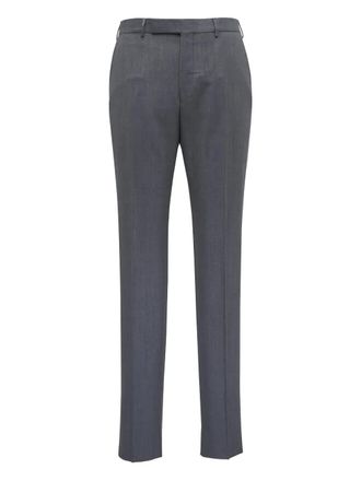 Ermenegildo Zegna Pantaloni dritti in lana - Grigio