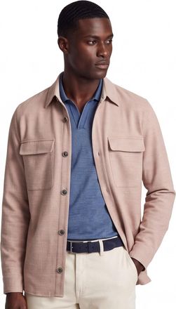 Gentiluomo Overshirt Gentiluomo oranje gemeleerd dubbele borstzak