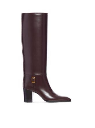 Saint Laurent JULIA SMOOTH LEATHER BOOTS - Saint Laurent - Woman