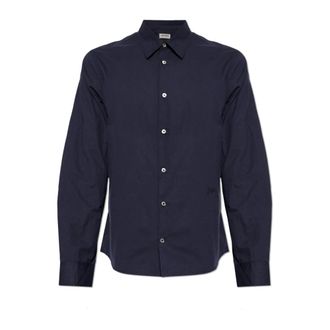 Zadig&Voltaire Sid Shirt - Heren - Zakelijke Overhemden - Blauw - S - Katoen - Overhemden