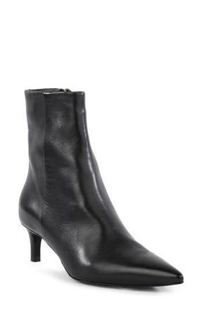 Seychelles Dinner Date Pointed Toe Boot in Black Leather at Nordstrom Rack, Size 8.5
