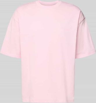 Review Oversized T-Shirt mit Logo und Rundhalsausschnitt in Pink, Gr&ouml;&szlig;e XXL