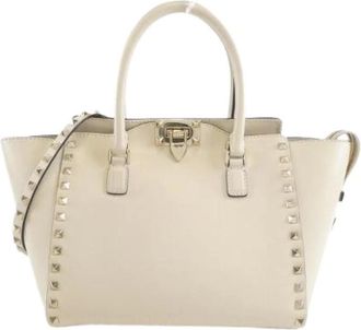 Valentino Pre-owned Handbags, female, Beige, Size: ONE SIZE Pre-owned Vintage Handbag