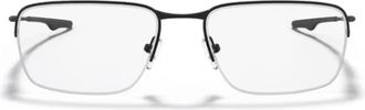 Oakley Black OX5148 Wingback SQ Titanium Rectangular Sunglasses