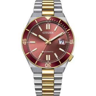 Citizen Tsuyosa Shore Mens Multicolour Watch NJ0234-58X Stainless Steel - One Size