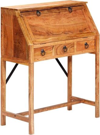 vidaXL Secretario 90x40x107 Cm Acacia Madeira