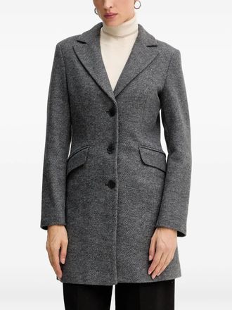 Silvian Heach Buttoned Pocket Coat - women - Fabric - 38 - Grey