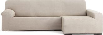 Eysa Funda de sofá chaise longue bielástica derecha lino 250 - 360 cm