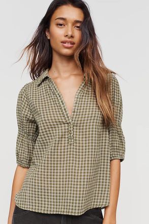 Pilcro Tallulah Puff Sleeve Blouse