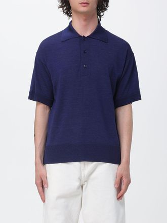Ami Wool and Silk Polo Shirt