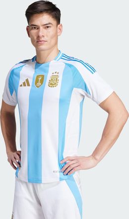 adidas adidas Performance Mens Argentina 2024 Home Authentic Jersey - White - Size X-Small