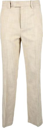 Department Five Straight-Leg Viscose Stretch Trousers With Tailored Fit