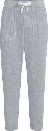 Brunello Cucinelli Pantaloni sportivi a coste - Grigio