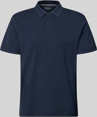 Tom Tailor Regular Fit Poloshirt aus reiner Baumwolle in Dunkelblau, Gr&ouml;&szlig;e XXXL