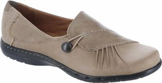 Rockport Womens Paulette Slip-On Flats In Dove