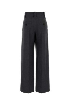 Brunello Cucinelli Grigio Scuro Exterior: Virgin Wool Pantaloni Trousers