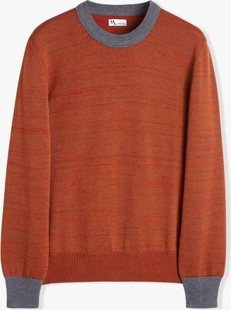Doppiaa Aappio Round-necked Striped Sweater