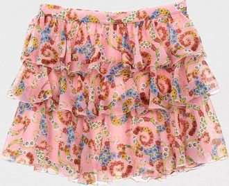 Versace Gonna in poliestere floreale Versace