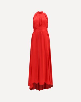 SA SU PHI Belted pleated Dress Female 38