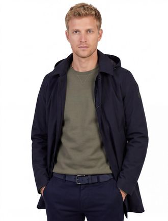People of Shibuya People of Shibuya jas donkerblauw polyester met capuchon