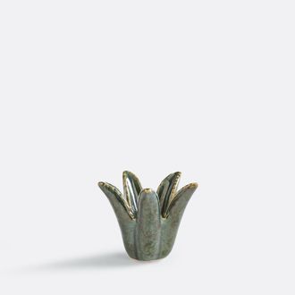 La Redoute Interieurs Keramische palmkandelaar, hoogte 8,5 cm, TROPIA