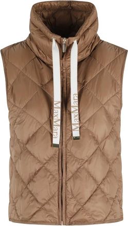 Max Mara Vests, female, Brown, Size: XS Vests
