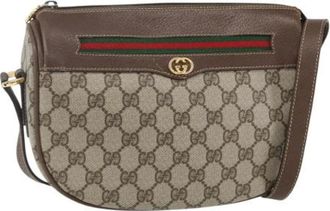 Gucci Pre-owned Cross Body Bags, female, Beige, Size: ONE SIZE Pre-owned Cross Body Bag