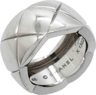Chanel White Gold (18K) Band Ring (Pre-Owned)