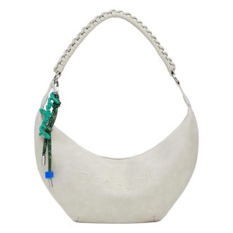 Desigual Shoulder Bags, female, Beige, Size: ONE SIZE Half Logo Zante Bag