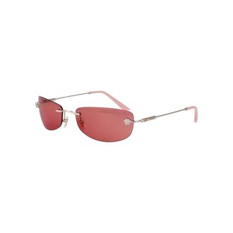 Versace Runway Sunglasses - female - Versace - Sunglasses - Gray - 60 MM - Accessories