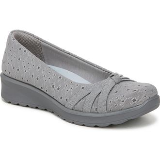 Life Stride Gem 2 Ballet Flat in Grey Floral at Nordstrom Rack, Size 9.5