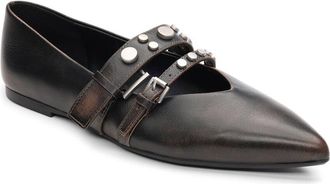 Ash Britnie Leather Flat