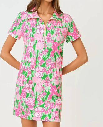 Lilly Pulitzer Upf 50+ Eleni Dress In Putting Green Hannah Golf